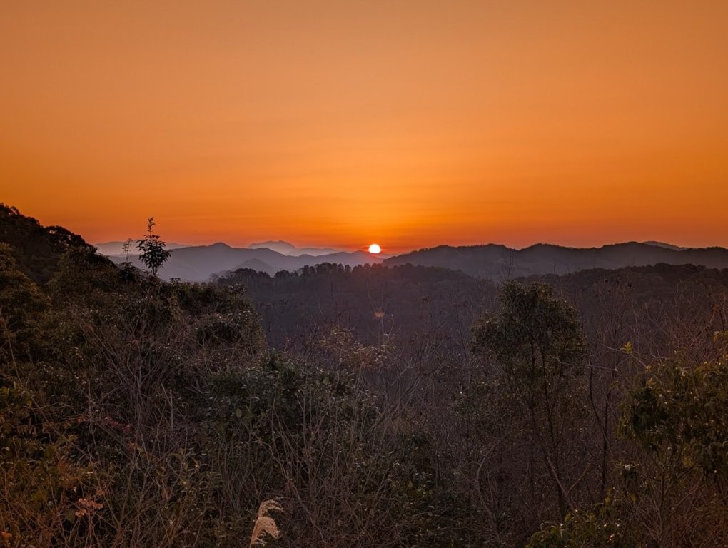 大観峠からのご来光