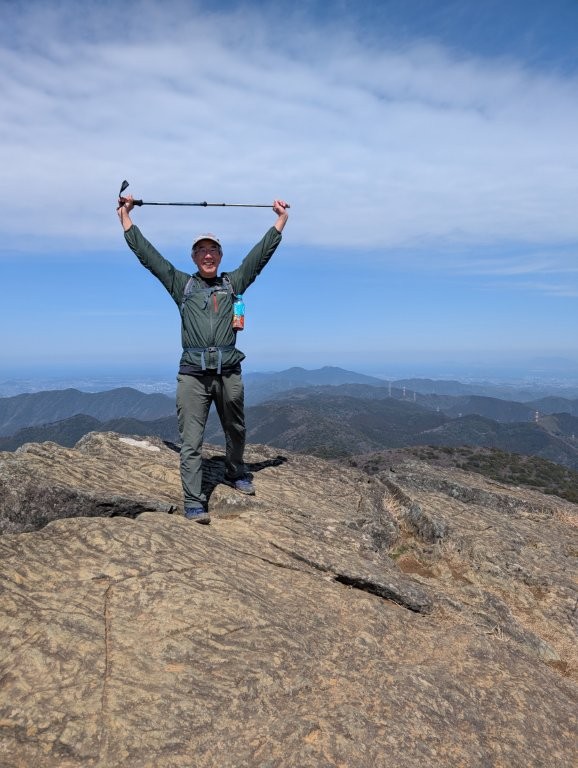 皿倉山をバックに福知山